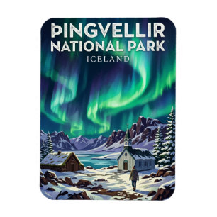Þingvellir National Park Iceland Magnet