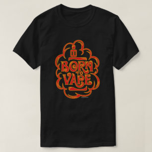 Ω VAPE Shirt   Born to Vape Red DARK VapeGoat™