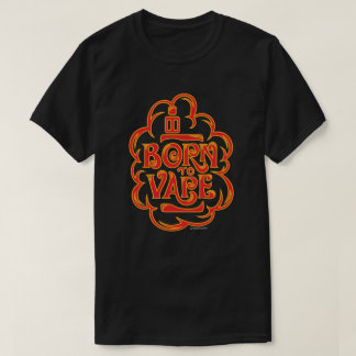 Ω VAPE Shirt | Born to Vape Red DARK VapeGoat™