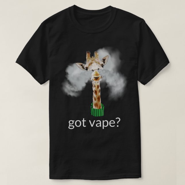 Ω VAPE Shirt | Got Vape Giraffe DK VapeGoat™ (Design Front)