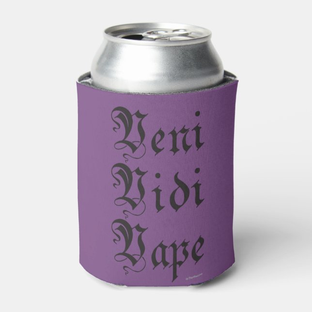 Ω VAPE  | Veni Vidi Vape by VapeGoat™ Can Cooler (Can Front)