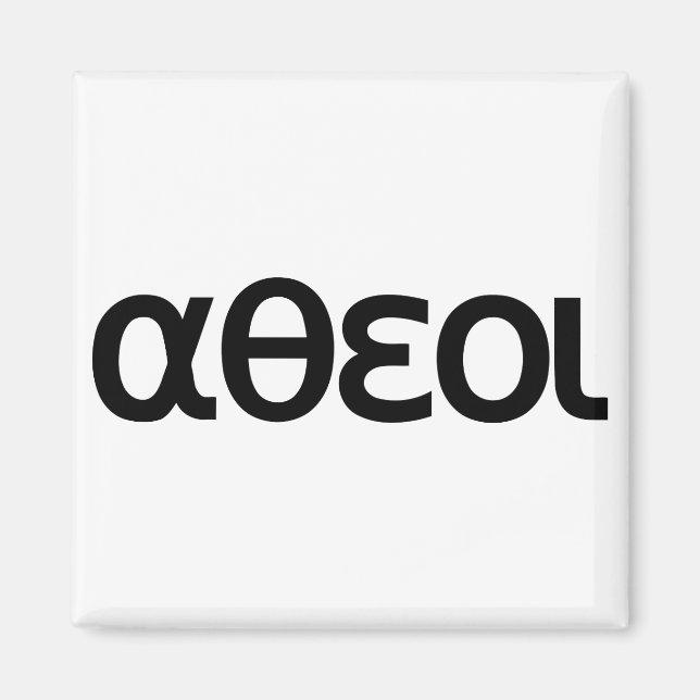 αθεοι (Atheoi) Magnet (Front)
