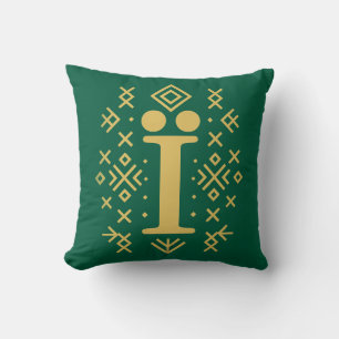 Ї Symbol in Ukrainian Folk Pattern - Cultural Heri Cushion