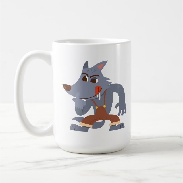 Работы не волк, в лес не убежит coffee mug (Left)