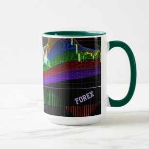 Сandlestick Chart & Rainbow Indicator Personalised Mug