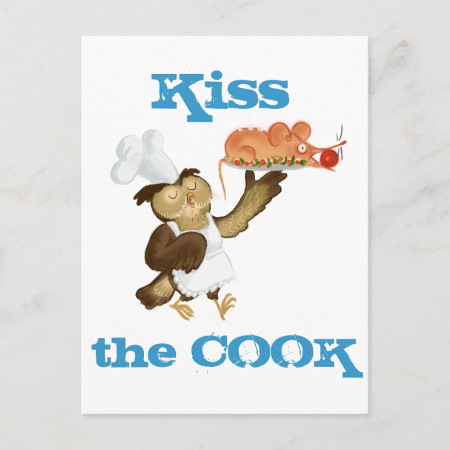 Сhef Owl cook Postcard (Front)