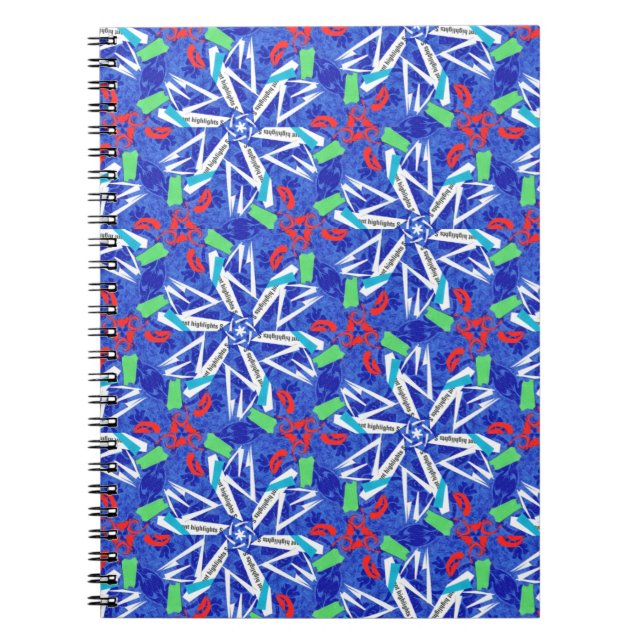Сollage snowflakes notebook (Front)