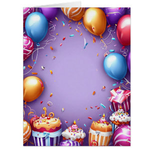 Сolorful birthday art