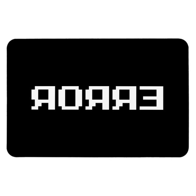 ЯOЯЯƎ | ERROR MAGNET (Horizontal)