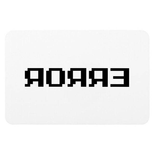 ЯOЯЯƎ | ERROR MAGNET (Horizontal)