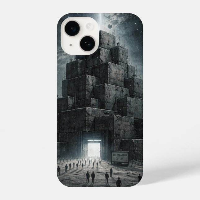 сube tower iPhone case (Back)