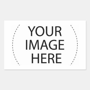 ѺѲѻѳо●•◦ CREATE YOUR OWN - PERSONALIZE BLANK Rectangular Sticker