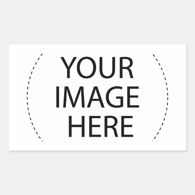ѺѲѻѳо●•◦ CREATE YOUR OWN - PERSONALIZE BLANK Rectangular Sticker (Front)