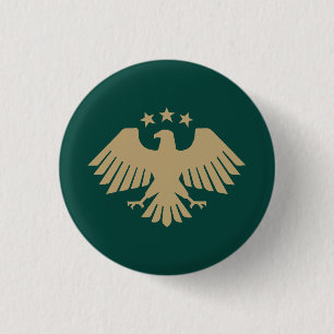الهوية البصرية الجديدة للجمهورية العربية السورية 3 CM ROUND BADGE