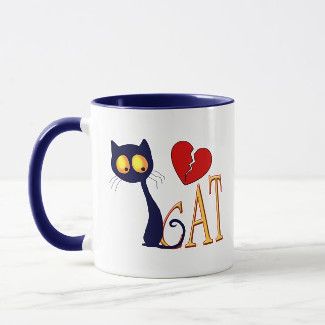 كوب قهوة القطة MUG (Left)