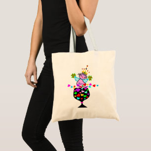 ♥ټ☘Crowned Irish Queen Chicken Fabulous Styli Tote Bag