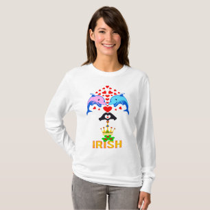 ♥ټ☘Kiss Me I'm Irish-Irish Rule Fabulous Basic T-Shirt