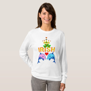 ♥ټ☘Kiss Me I'm Irish-Irish Rule Fabulous Basic T-Shirt