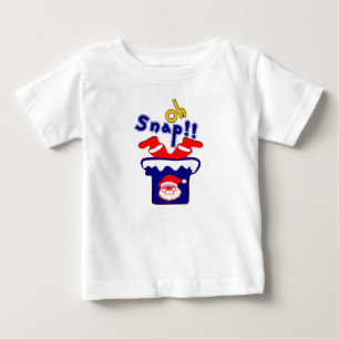 🎅ټOh! Sanp, Santa Stuck in a Chimney Toddler Baby T-Shirt