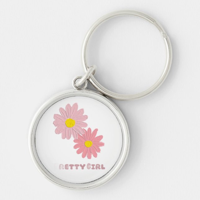 খ Keychain with pink and yellow (Front)