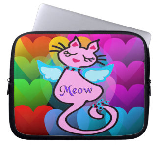 »¦๑Swanky Adorable Kitty Cat Laptop Sleeve๑¦« Sleeve