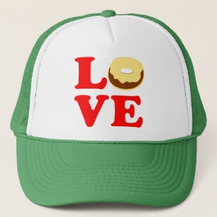 ღ♥ټLove Doughnut Stylish Cool Trucker Hatټ♥ღ Hat