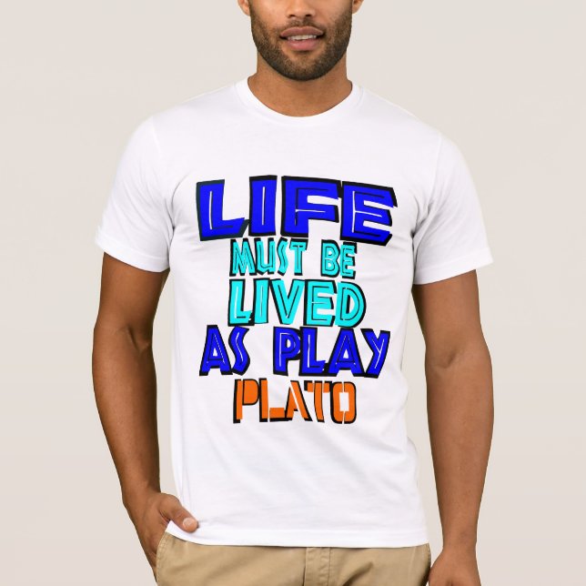 ●°ღPlato-Quote Bella Canvas Unisex T-Shirtღ°● T-Shirt (Front)