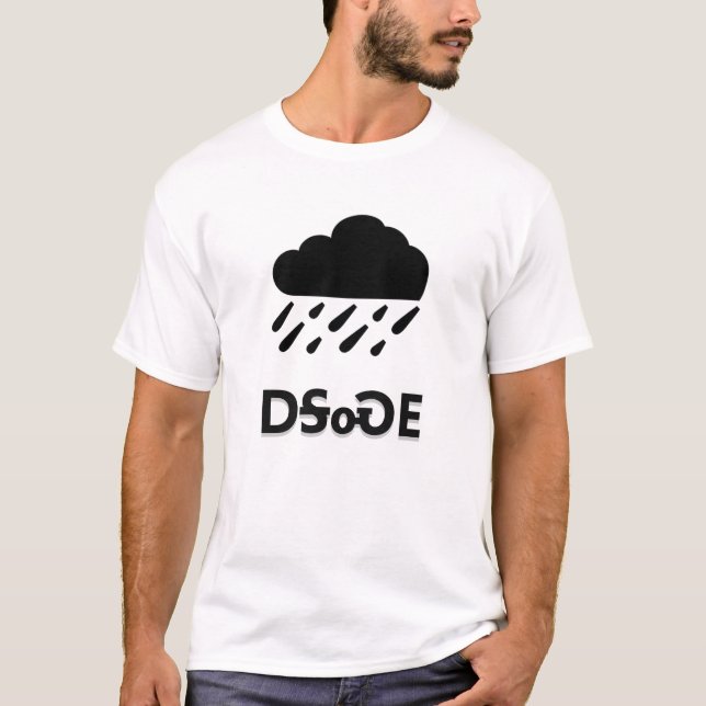 ᎠᎦᏍᎬ- Rain in Cherokee T-Shirt (Front)