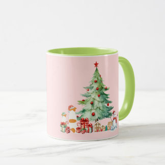 かわいいジャックラッセルテリアのクリスマス♡ MUG
