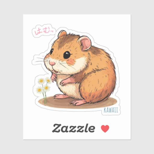 かわいいハムスターのオリジナルステッカー♡ (Sheet)