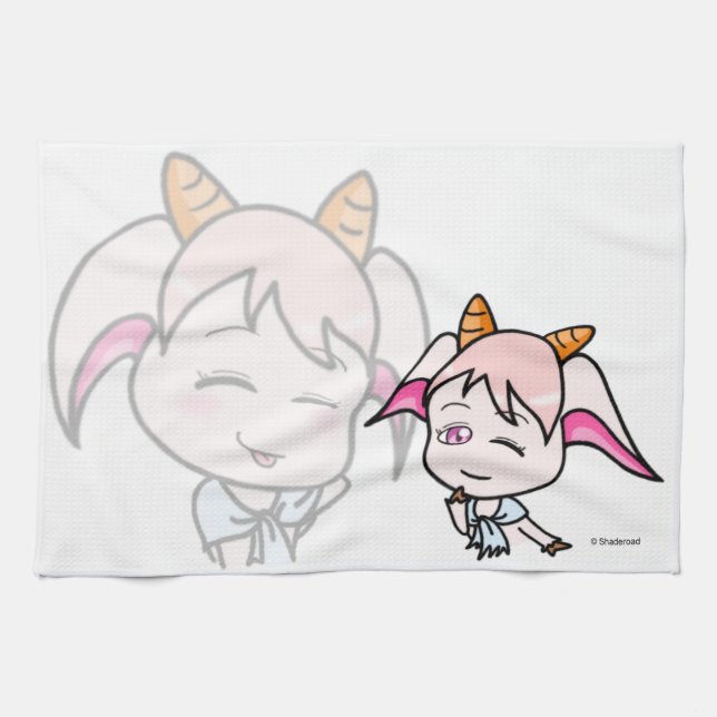 こかげのやぎ キッチンタオル TEA TOWEL (Horizontal)