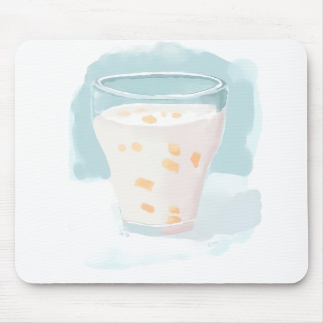 さなむにじ　フルーツの入ったヨーグルト系飲み物 MOUSE PAD (Front)