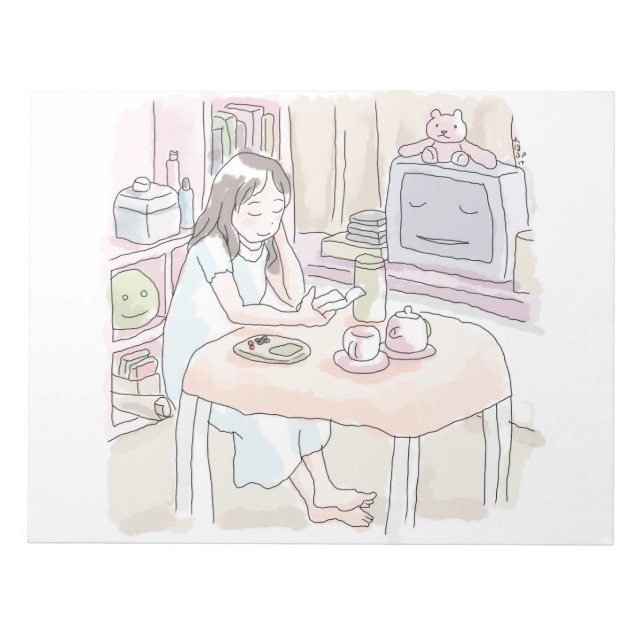 さにいさじ　座る NOTEPAD (Front)