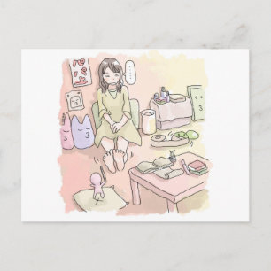 さにれさじ 足の裏 POSTCARD