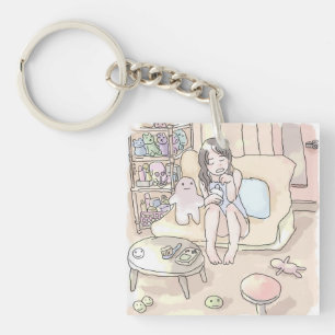 さにれやじ ちゃぶ台と雑貨棚の KEY RING