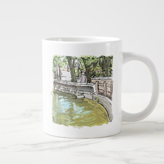 さ れ く じ LARGE COFFEE MUG (Right)