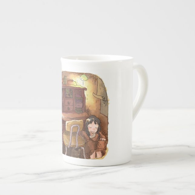 さ れ や じ BONE CHINA MUG (Front Right)