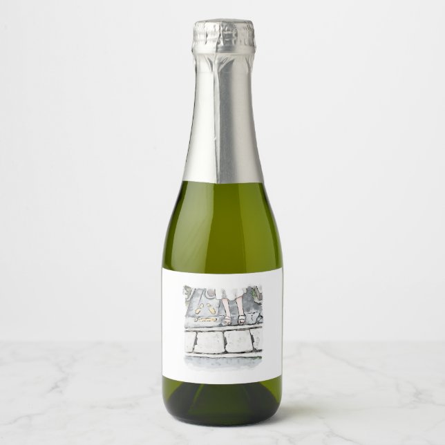 さ れ や じ SPARKLING WINE LABEL (Front)
