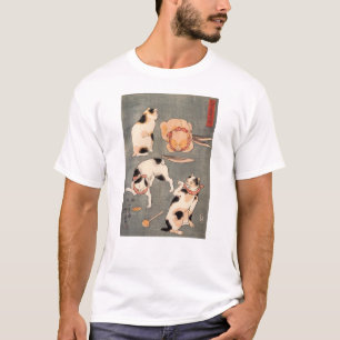 たとえ尽の内(上), 国芳 Japanese Cats(1), Kuniyoshi, Ukiyo-e T-Shirt