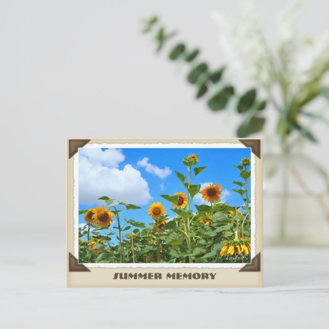 ひまわり POSTCARD (Standing Front)