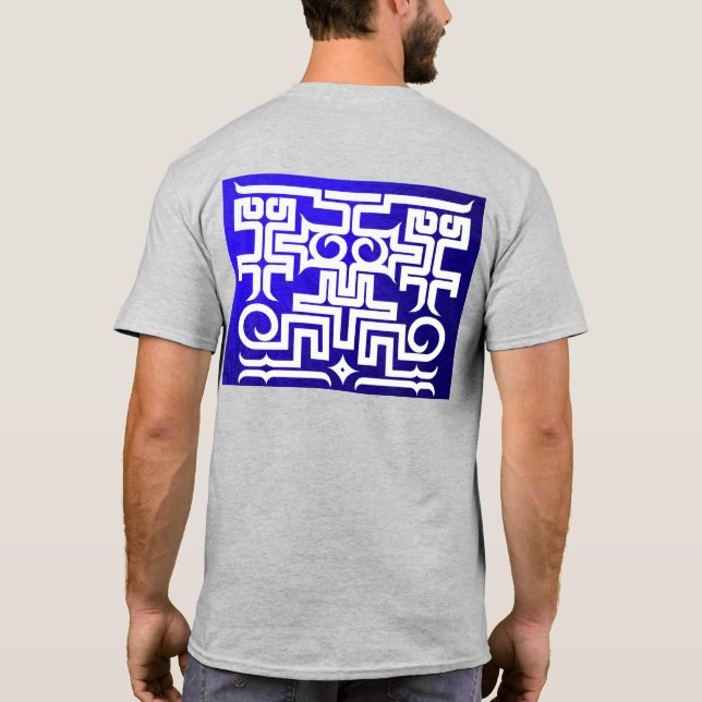 アイヌ柄 オリジナルプリント 北海道 T　Hokkaido Ainu pattern T-shirt (Back)