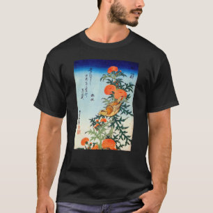 アザミに小鳥, 北斎 Bird and Thistle, Hokusai, Ukiyo-e T-Shirt