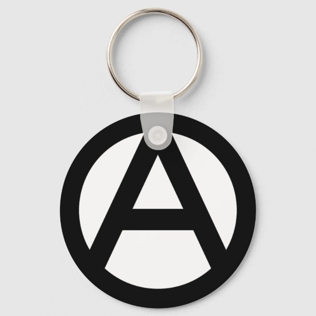 アナーキー　anarchy 　PUNK 無政府主義　パンク Key Ring (Front)
