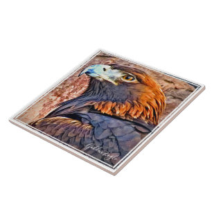 イヌワシ タイル CERAMIC TILE