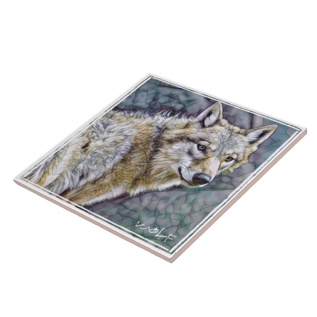 オオカミ CERAMIC TILE (Side)