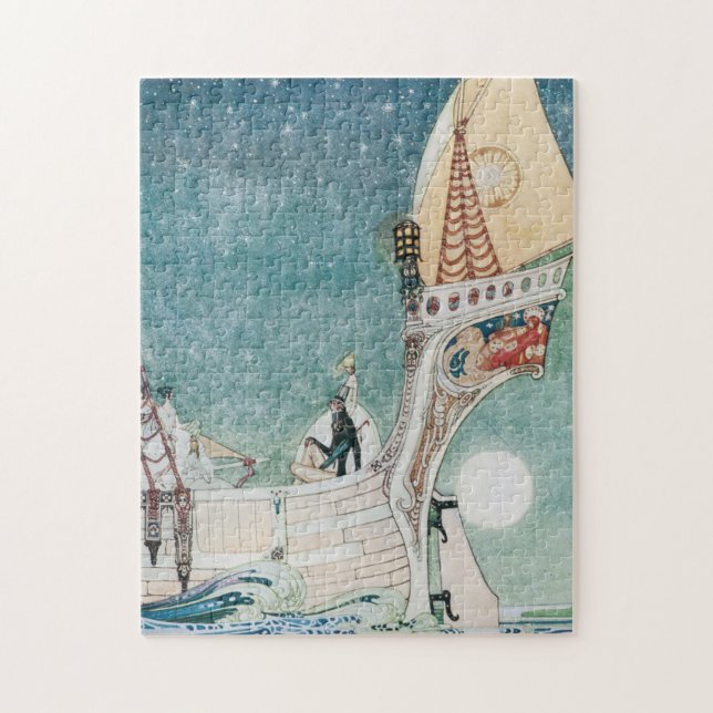 カイ・ニールセン（Kay Nielsen）幻想的な童話のパズル　笑う男 Jigsaw Puzzle (Vertical)