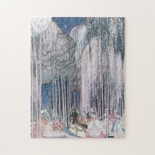 カイ・ニールセン（Kay Nielsen）幻想的な童話のパズル　12人の姫君 Jigsaw Puzzle (Vertical)