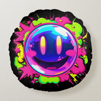 クッション|VACHABORG グッズ「 電光石火少女 Eccentric Flash Girl 」 Round Cushion