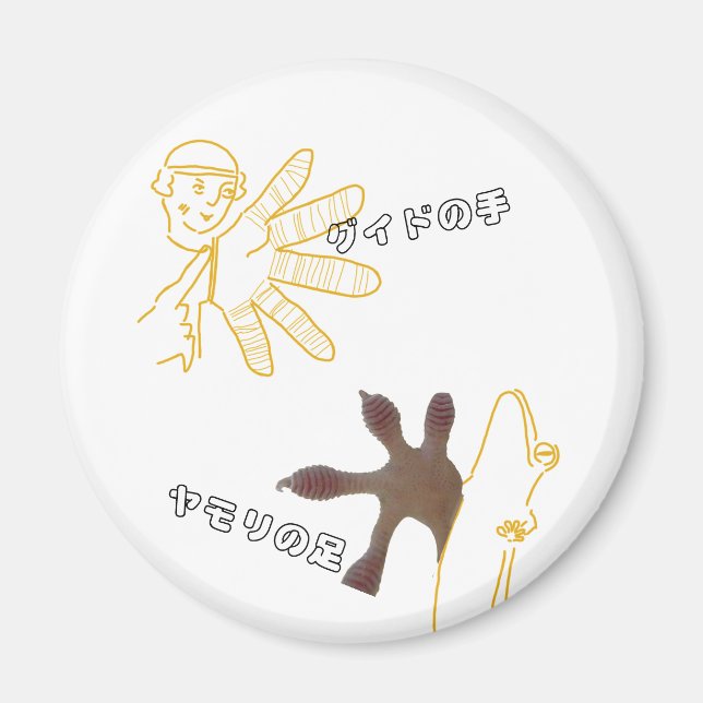 グイドの手・ヤモリの足マグネット MAGNET (Front)