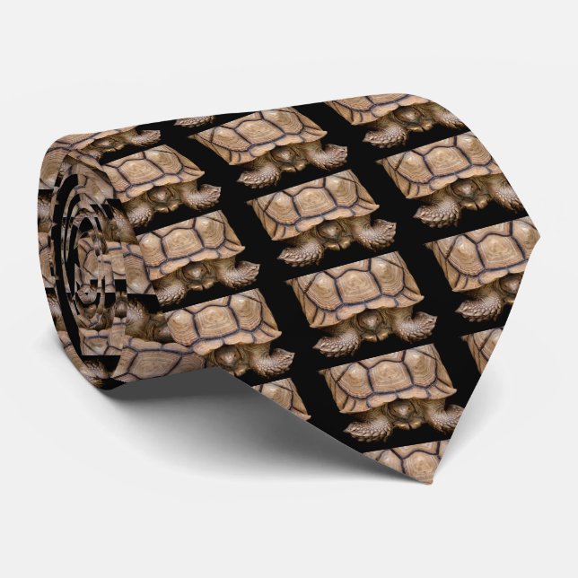 ケヅメリクガメのネクタイ TIE (Rolled)